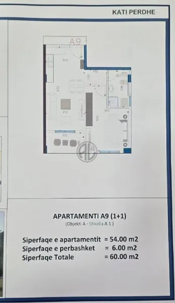Продається Квартира 1+1 60м2 – Rezidenca Oriental, Golem 🌴 - Image 3