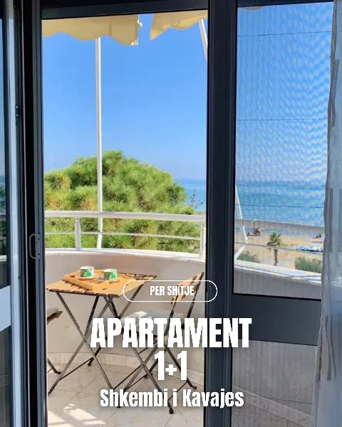 APARTMÁN 1+1 NA PRODEJ – PRVNÍ LINIE U MOŘE SHKEMBI I KAVAJES🌊 - Image 2