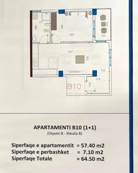 Квартира 1+1 на Продаж – Oriental Residence, Golem - Image 3