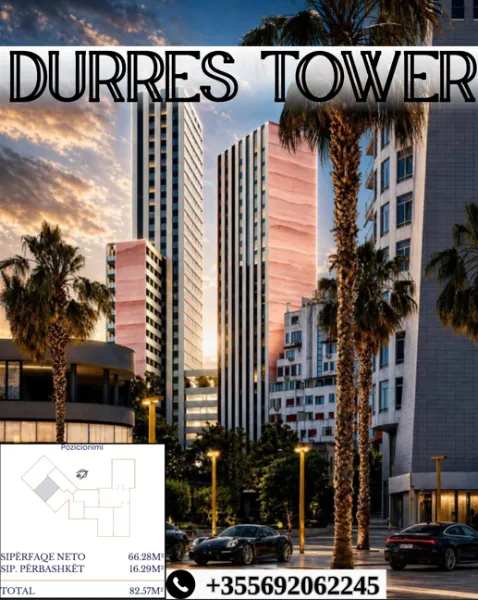 Квартира 1+1 на продаж у Durrës Tower, Durrës - Image 2