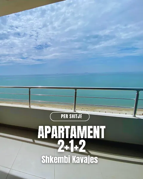 Apartmán 2+1, první linie u moře, Shkembi i Kavajes - Image 3